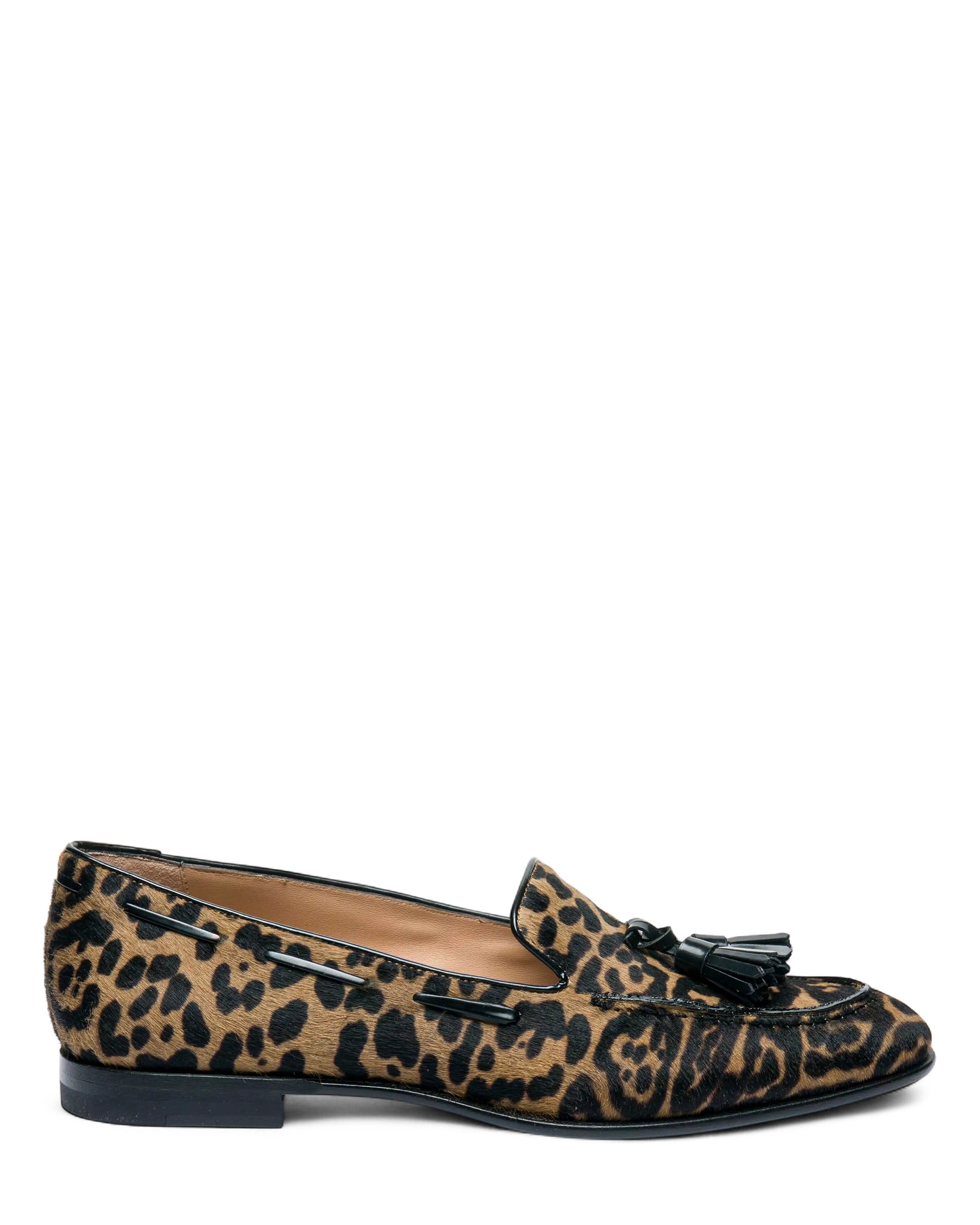 Cavallino Leather Tassel Loafer, Main, color, Brown