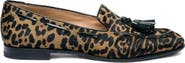 Santoni Cavallino Leather Tassel Loafer