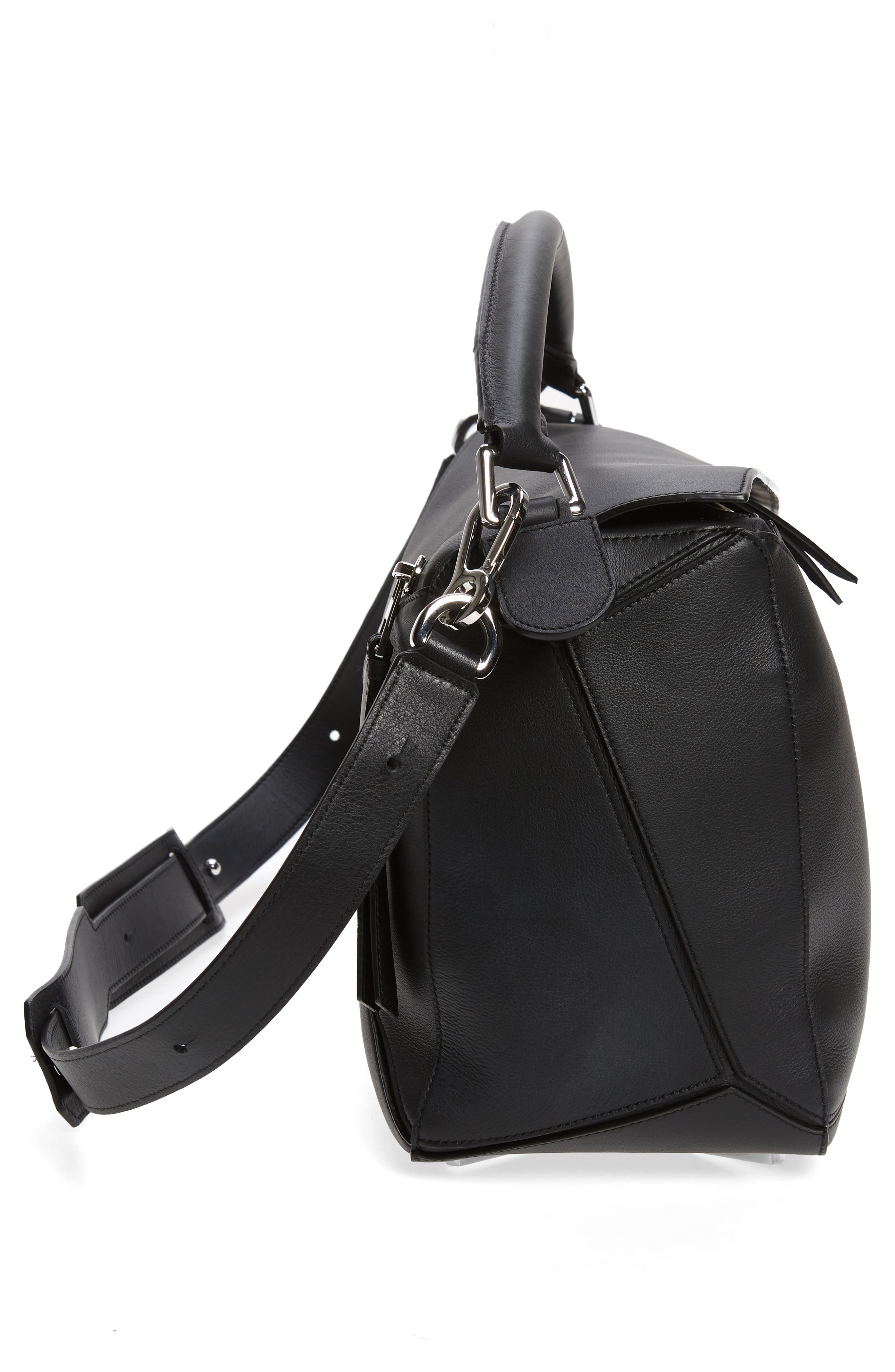 Loewe Large Puzzle Leather Bag, Alternate, color, 