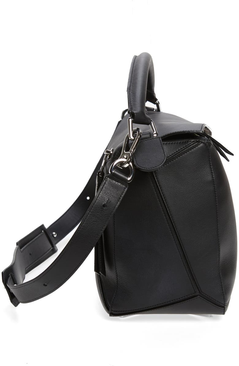 Loewe Large Puzzle Leather Bag, Alternate, color,