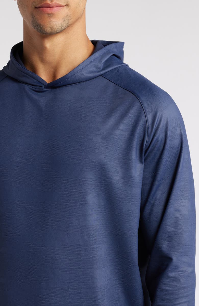Peter Millar Pine Camo Performance Hoodie, Alternate, color, 