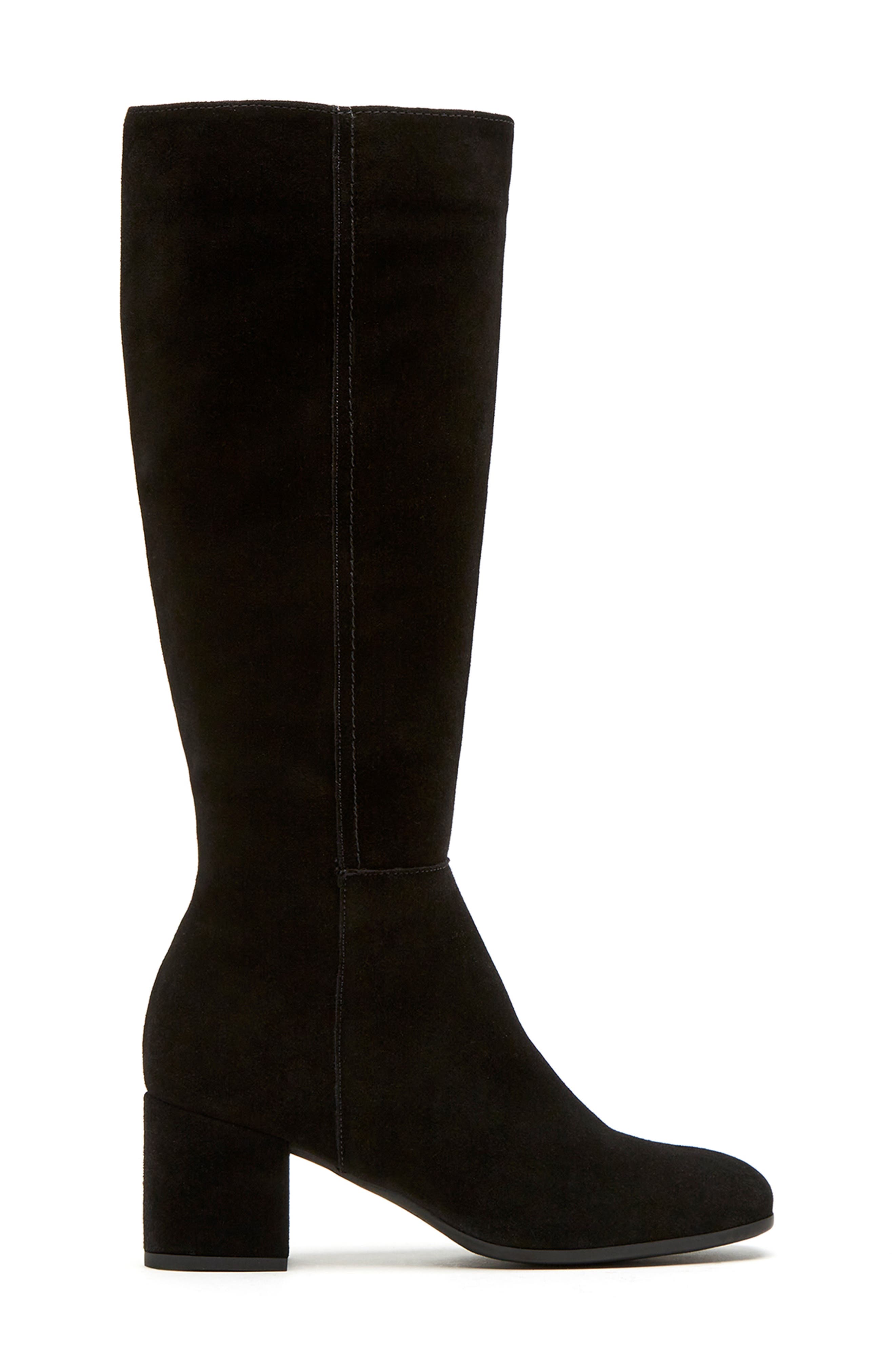 La Canadienne Jaxson City Dry<sup
™</sup
 Waterproof Knee High Boot, Alternate, color, Black Suede