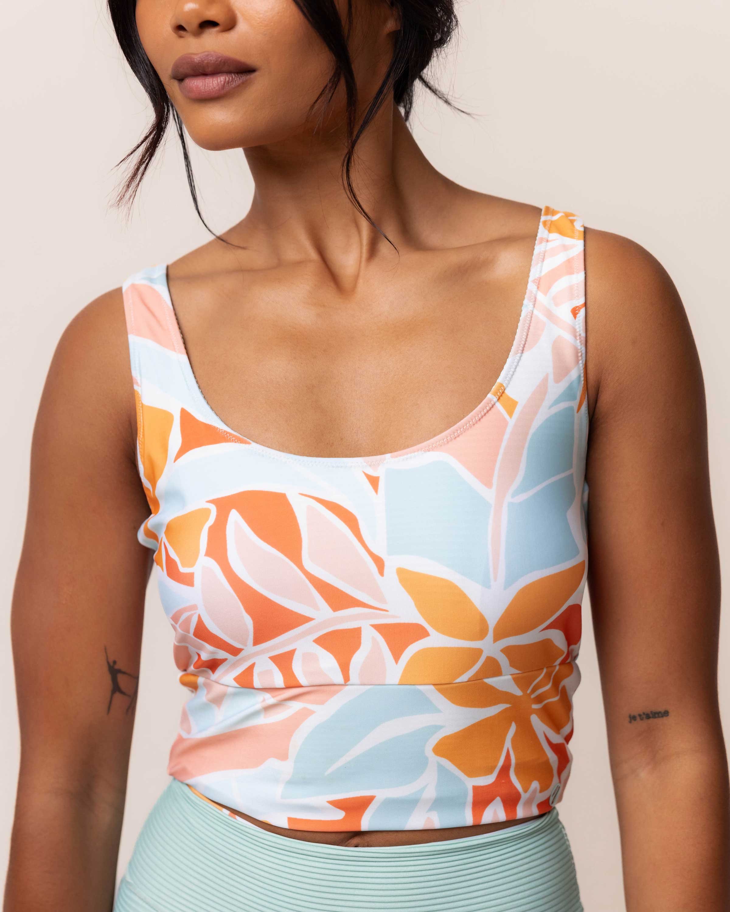 Nani 4-Way Reversible Midkini in Calista 