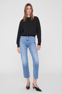 ANINE BING Harry Shrunken Signet Sweatshirt