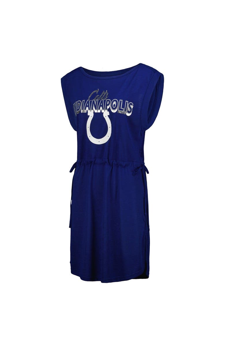 G-III 4HER BY CARL BANKS Women's G-III 4Her by Carl Banks Royal Indianapolis Colts G.O.A.T. Swimsuit Cover-Up, Alternate, color, Royal