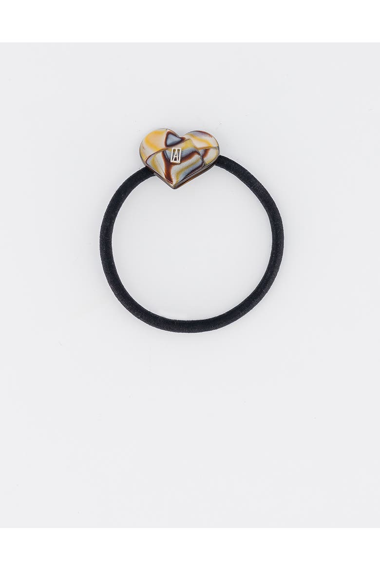 Pantin Heart Acetate Hair Tie, Main, color, Grey