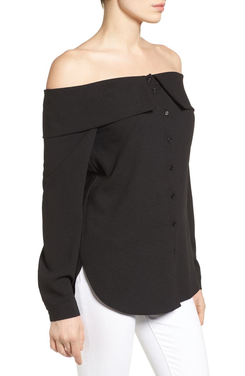 Pleione Off the Shoulder Shirt, Alternate, color, 