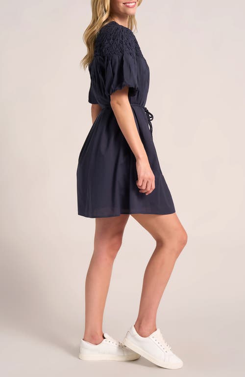 Shop Matty M Kailyn Honeycomb Cotton Minidress