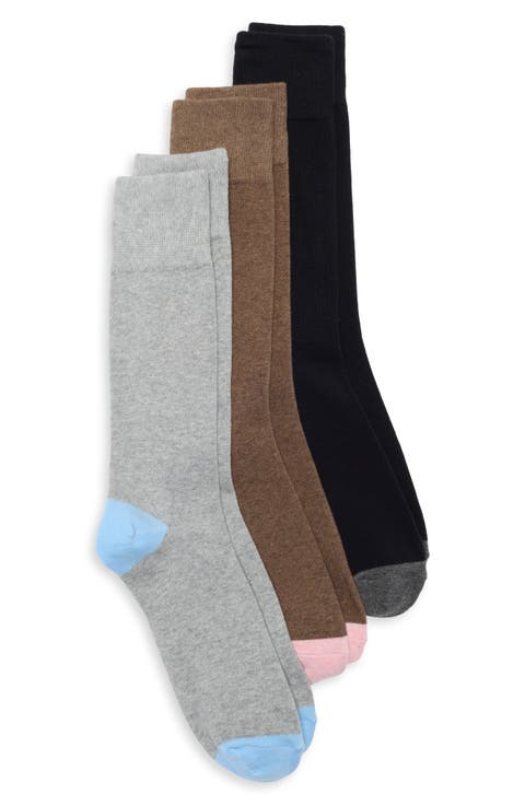 Assorted 3-Pack Crew Socks
