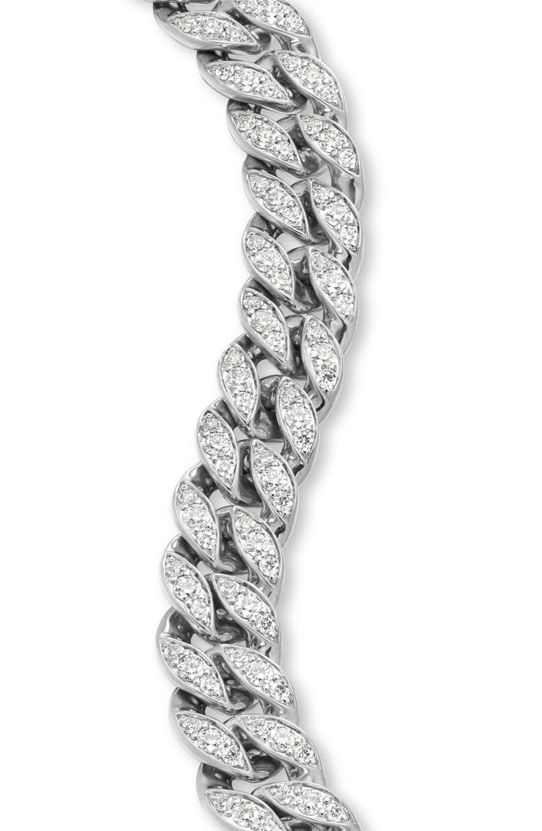 David Yurman Curb Chain Bracelet in Sterling Silver with Diamonds, Alternate, color, Sterling Silver/ Diamond
