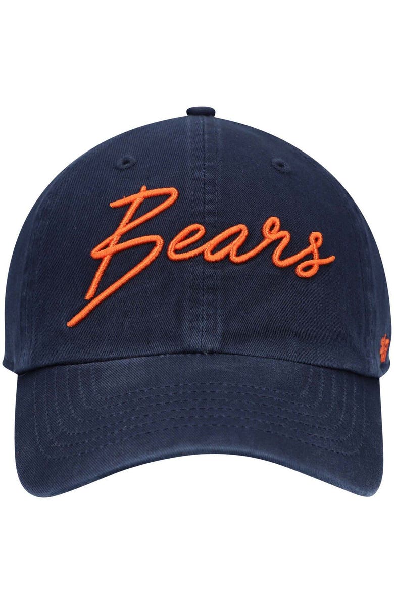 '47 Women's '47 Navy Chicago Bears Vocal Clean Up Adjustable Hat, Alternate, color,