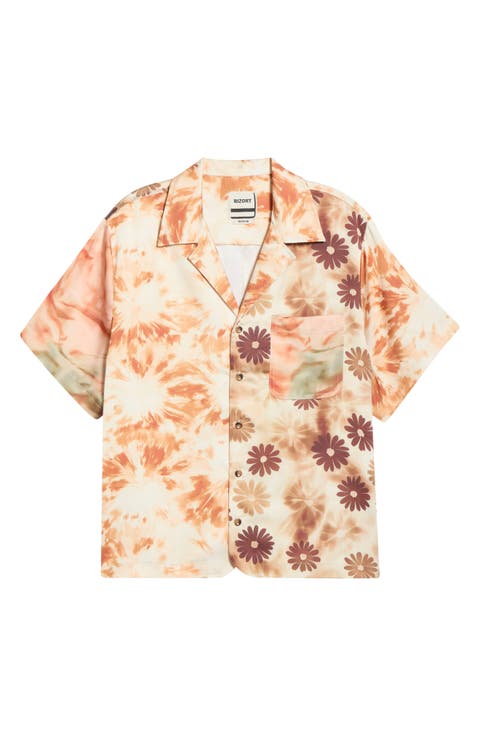 Daisy Colorblock Camp Shirt