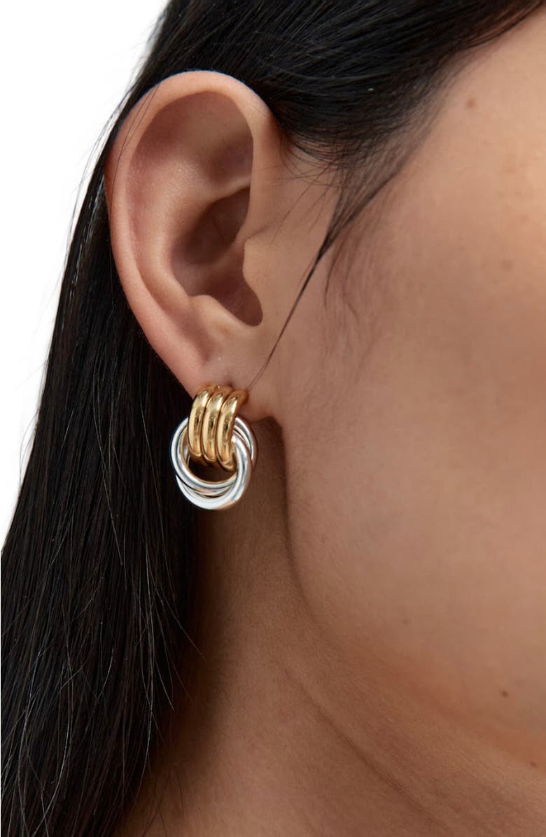 HEAVEN MAYHEM Baby Knot Earrings, Alternate, color, Mixed