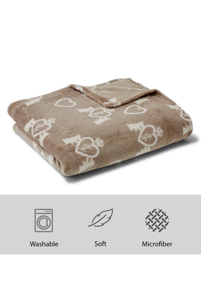Juicy Couture Pet Throw Blanket, Alternate, color, Scotties