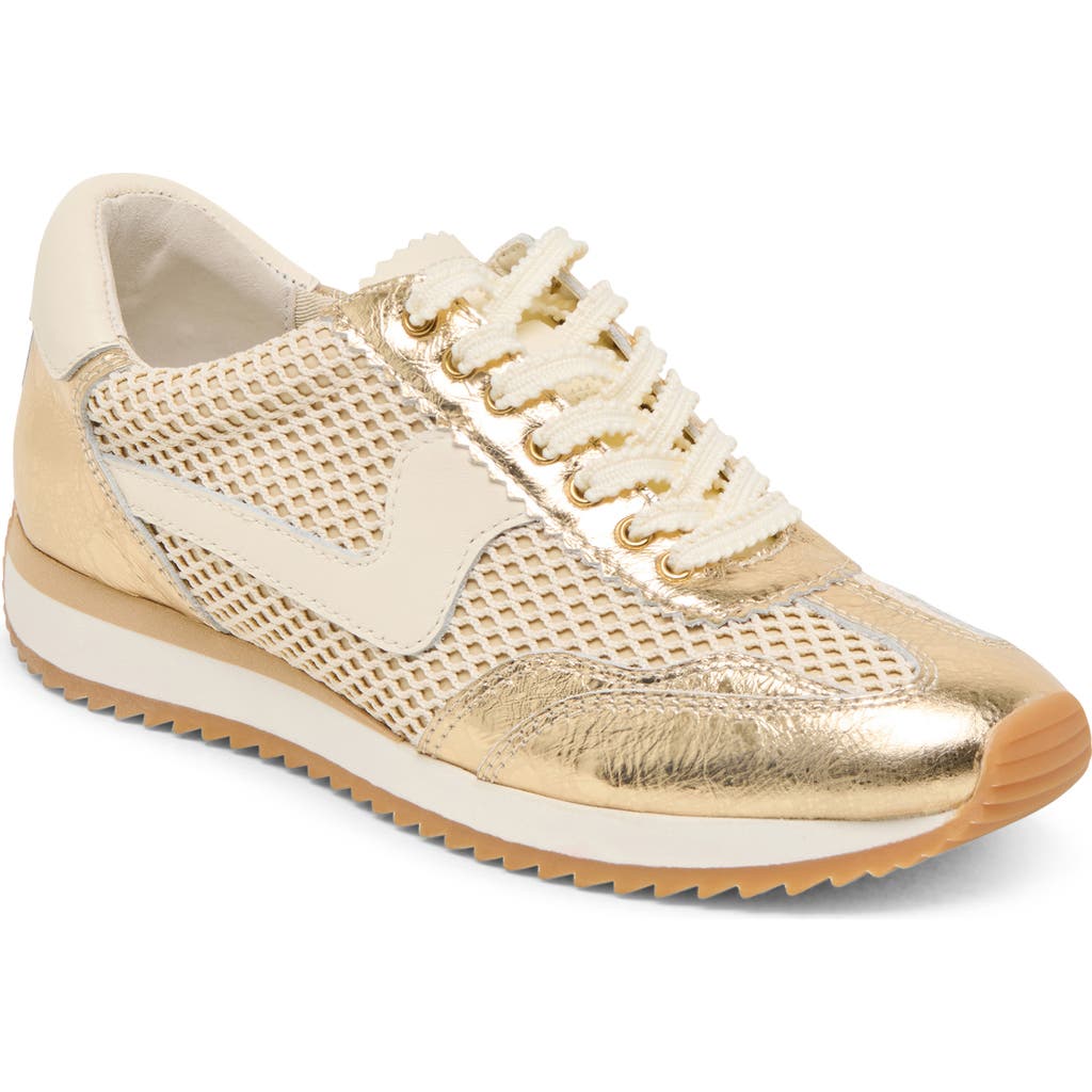 Dolce Vita B.ntcd Mesh Sneaker In Gold Mesh