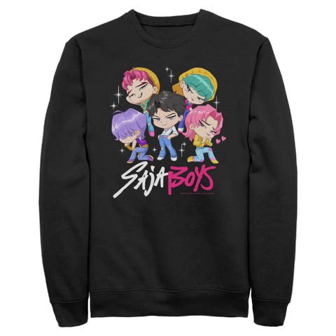 Men's KPop Demon Hunters Saja Boys Chibi Group  Sweatshirt
