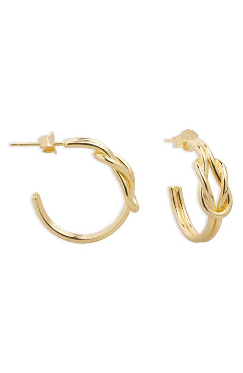 Love Knot Hoop Earrings