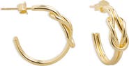 ARGENTO VIVO Love Knot Hoop Earrings