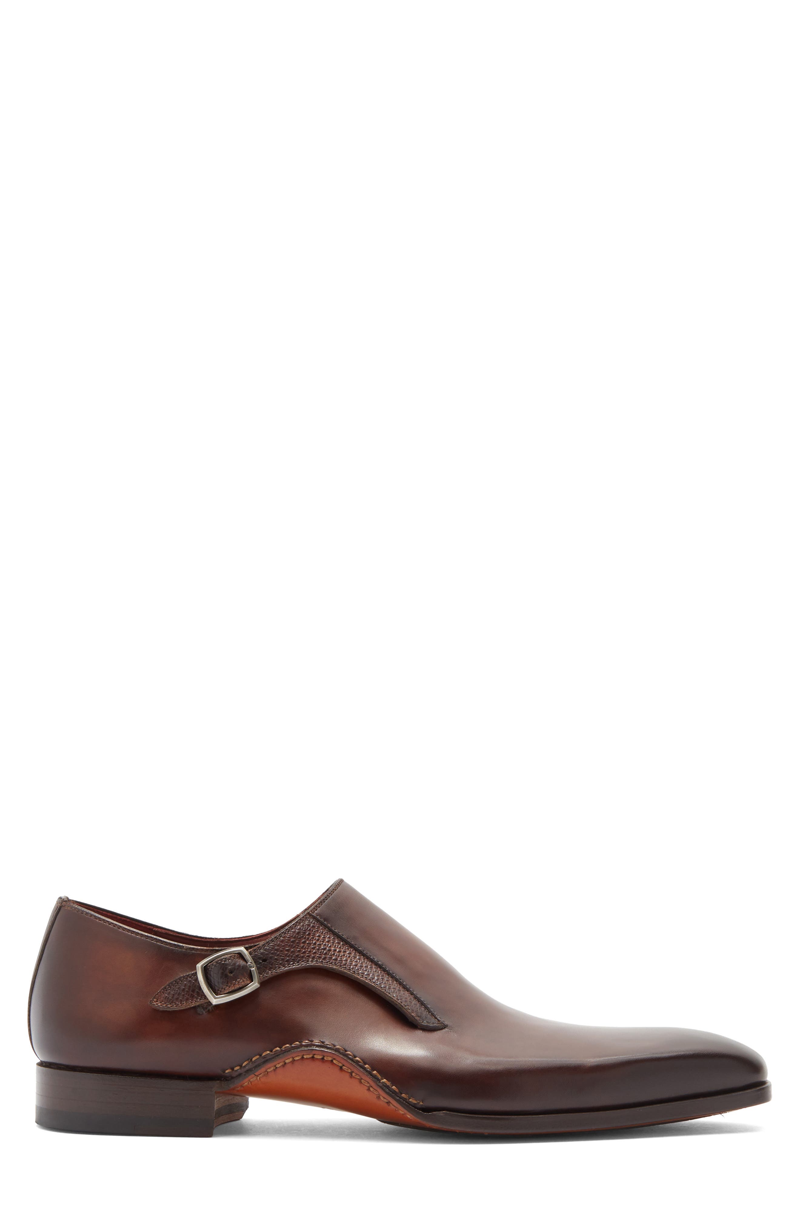 Casimiro Monk Strap Shoe, Alternate, color, TABACO