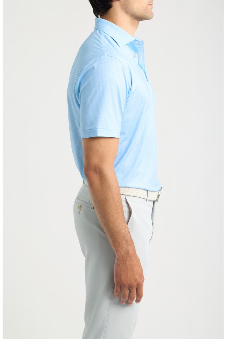25th Anniversary Summer Comfort Performance Jersey Polo, Alternate, color, COTTAGE BLUE