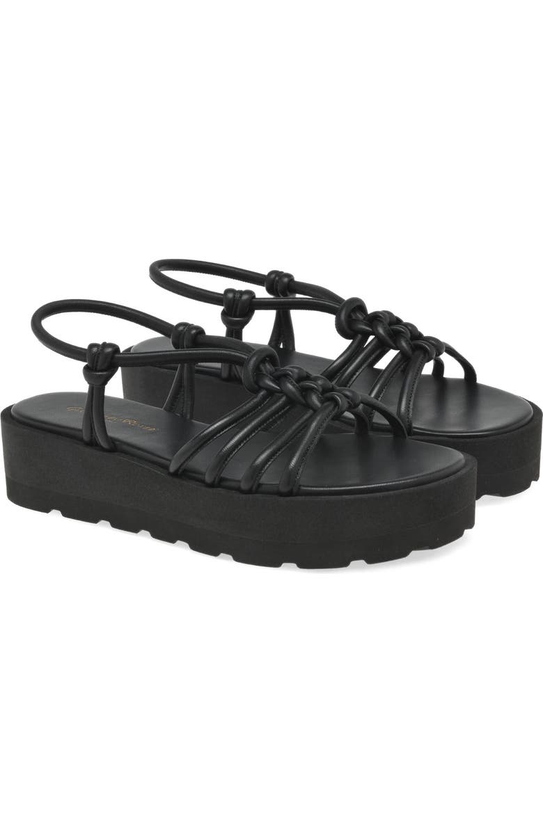 Gianvito Rossi Hebe Sandal, Alternate, color, Black Leather