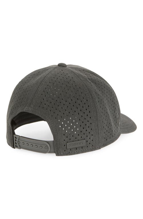 Melin A-game Icon Hydro Performance Snapback Hat In Heather Charcoal