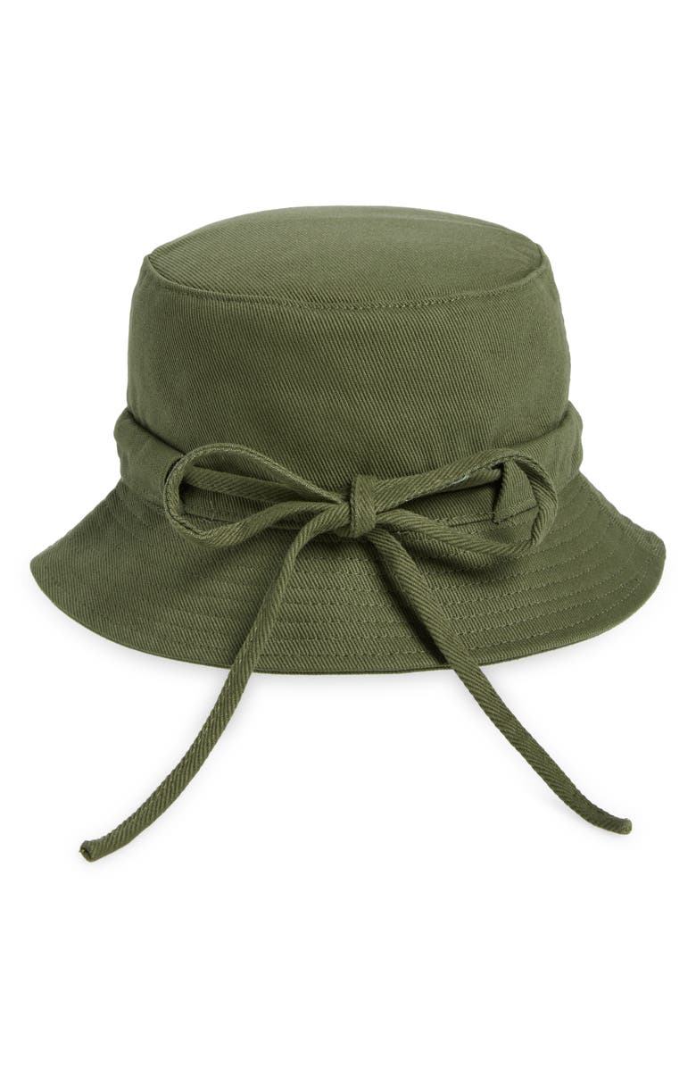 Jacquemus Le Bob Gadjo Cotton Twill Bucket Hat, Alternate, color, 