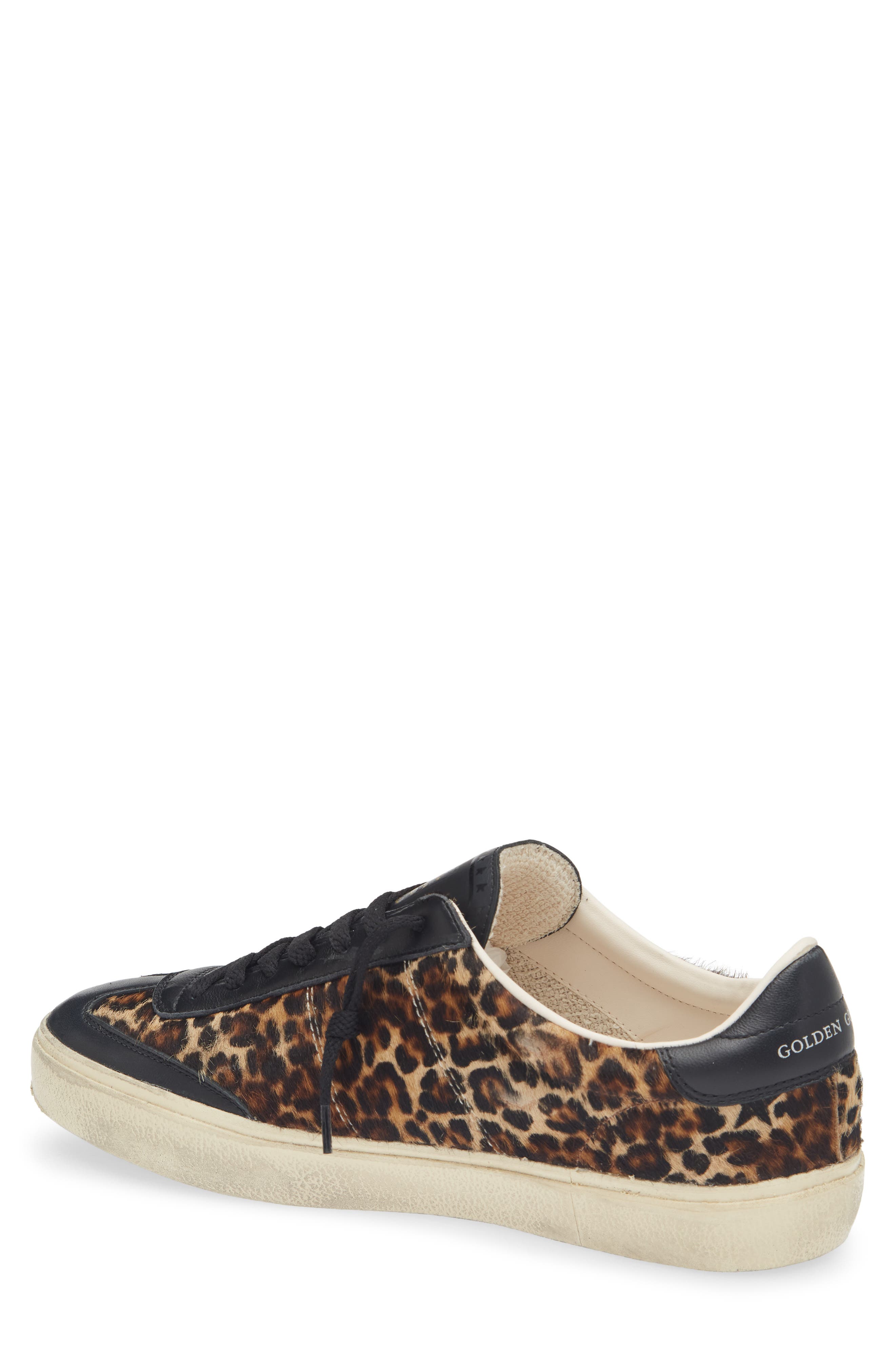 Golden Goose Soul Star Genuine Calf Hair Sneaker, Alternate, color, Beige Brown Black Leo/ Black