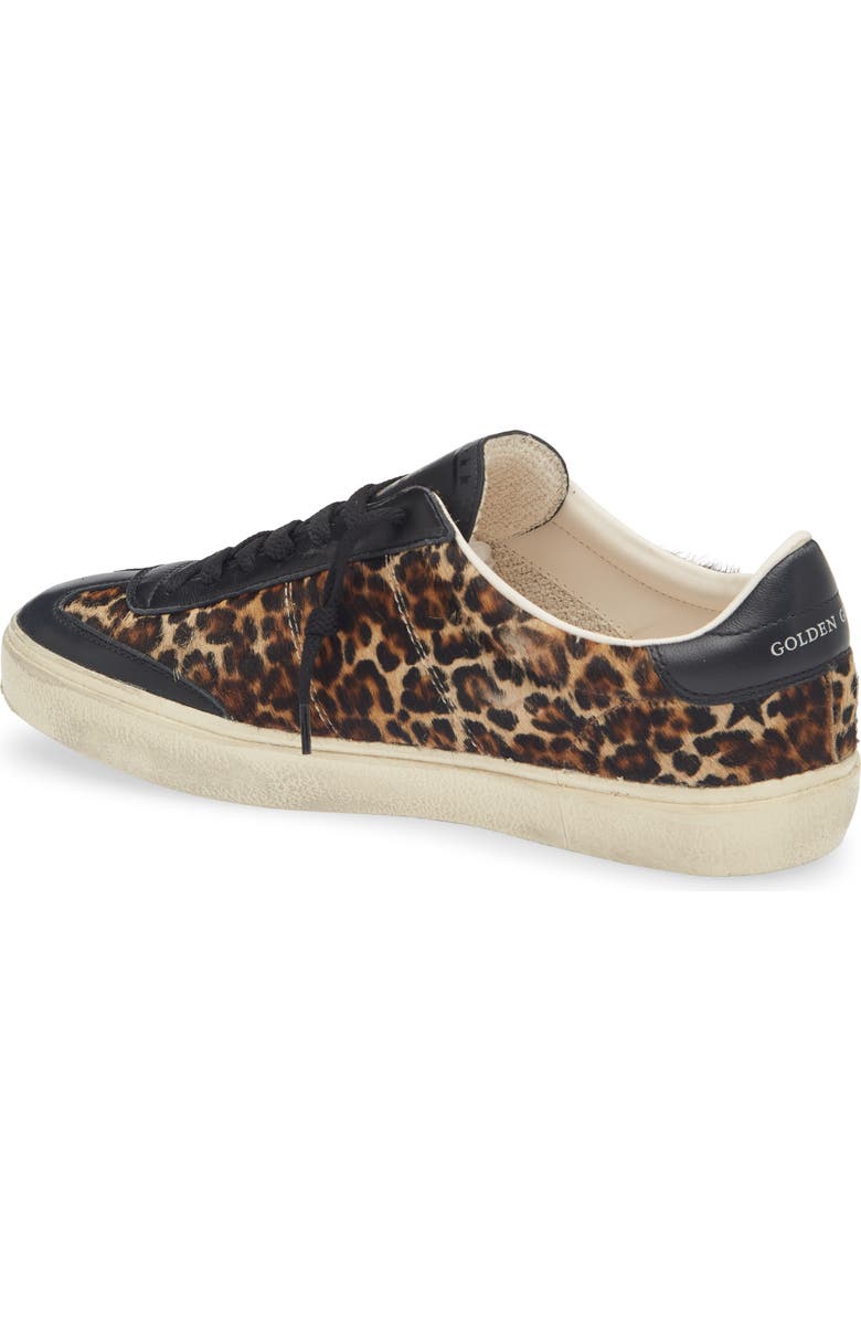 Golden Goose Soul Star Genuine Calf Hair Sneaker, Alternate, color, Beige Brown Black Leo/ Black