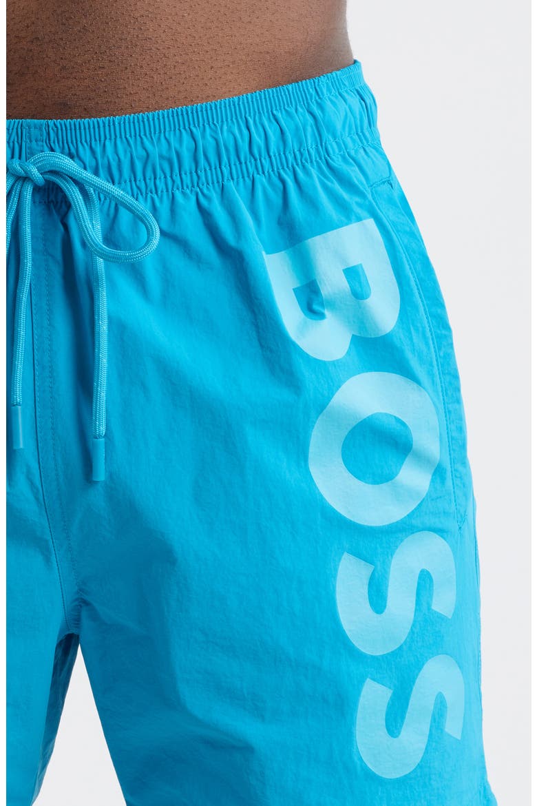 Octopus Swim Trunks, Alternate, color, TURQUOISE BLUE