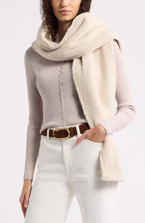 Teddy High Pile Fleece Scarf