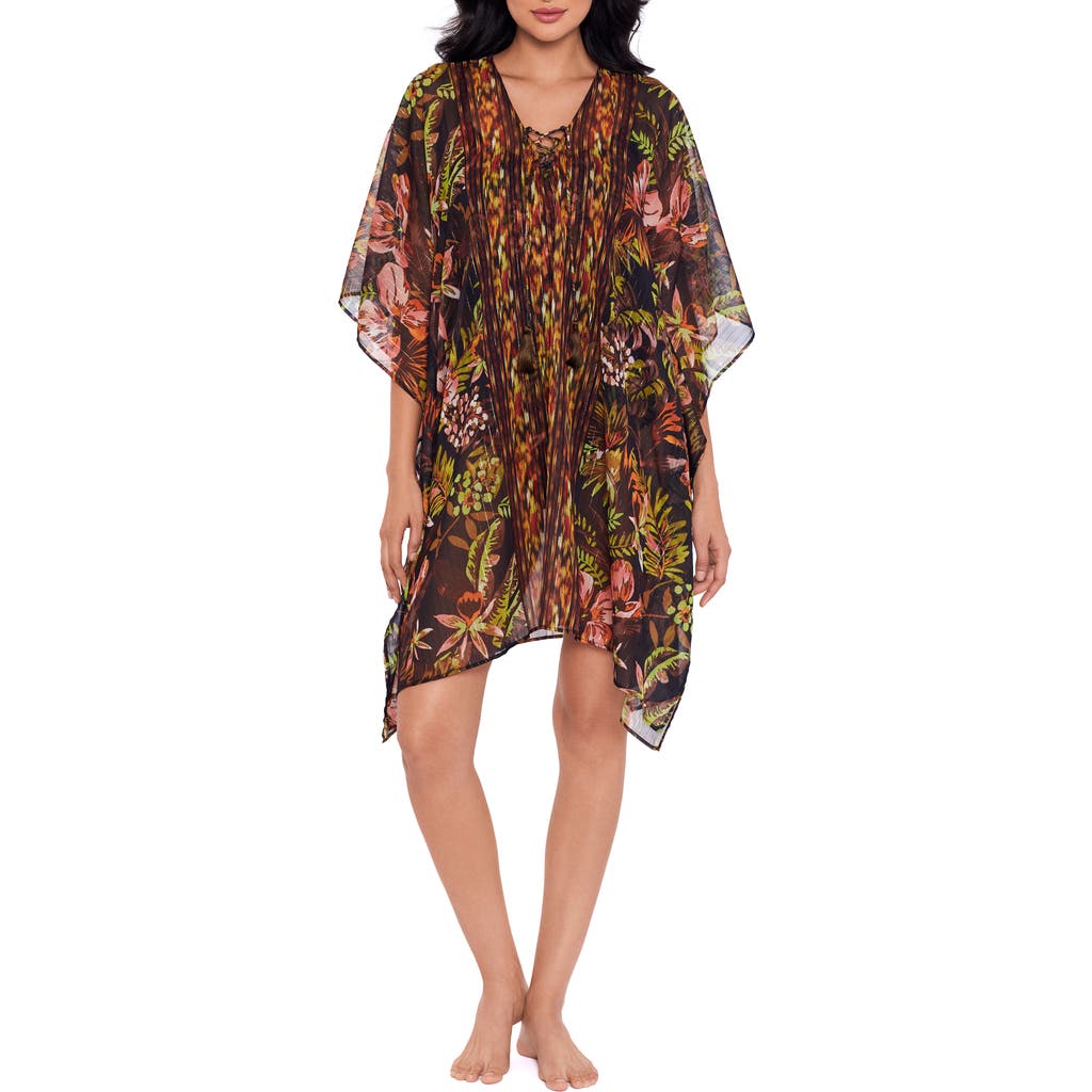 Miraclesuit Botanico Caftan Cover-up In Multi