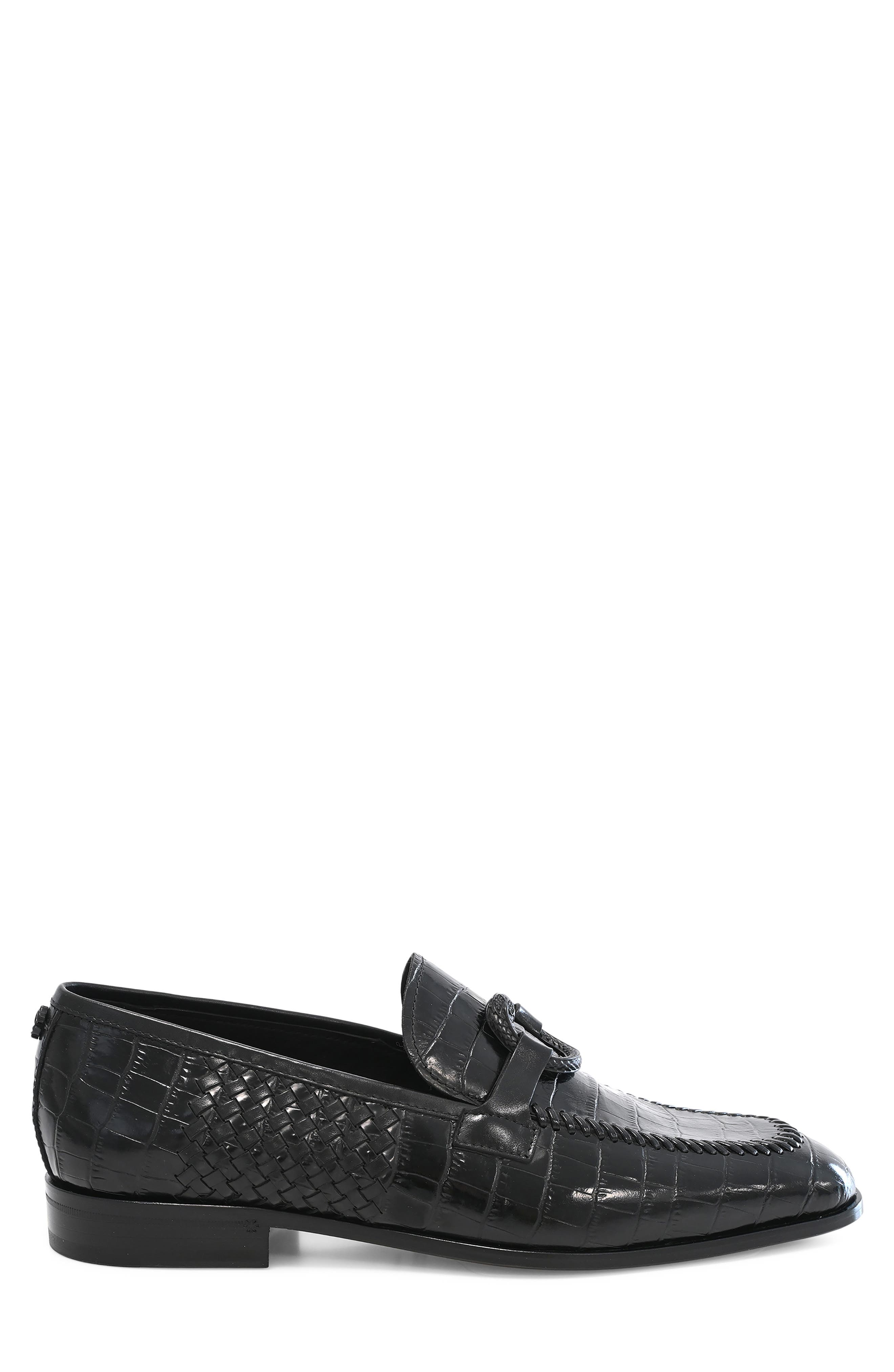 Roberto Cavalli Cocco Woven Loafer, Alternate, color, 