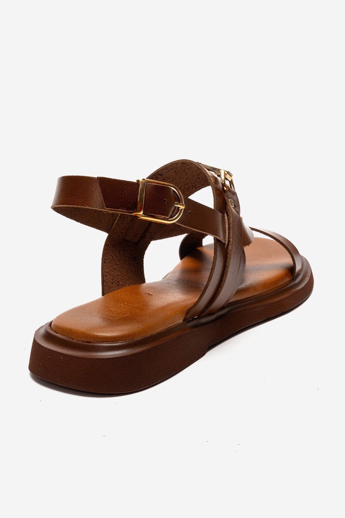 Forever & Always Shoes Fabiana Leather Thong Sandal, Alternate, color, Cognac