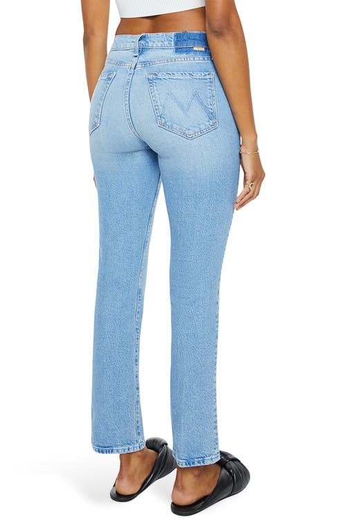 MOTHER MOTHER RASCAL HOVER HIGH WAIST ANKLE STRAIGHT LEG JEANS