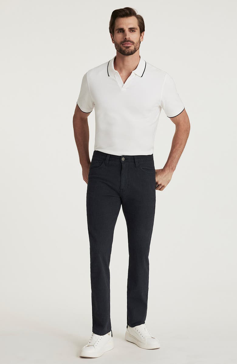 34 Heritage Courage Straight Leg Pants, Alternate, color, Navy Herringbone