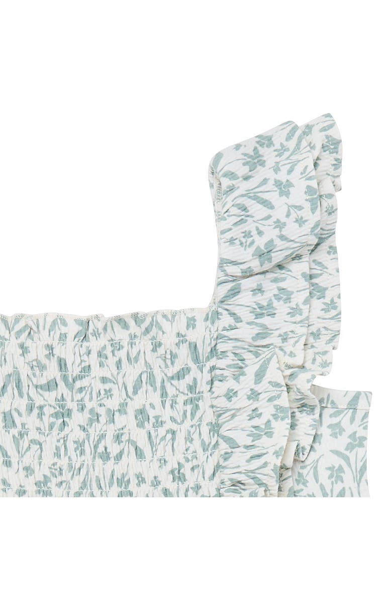 Modern Moments<sup>™</sup> by Gerber Smocked Ruffle Dress, Alternate, color, Ivory Daffodil