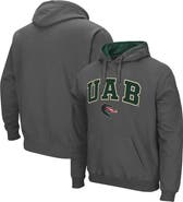 COLOSSEUM Men's Colosseum Charcoal UAB Blazers Arch and Logo Pullover Hoodie