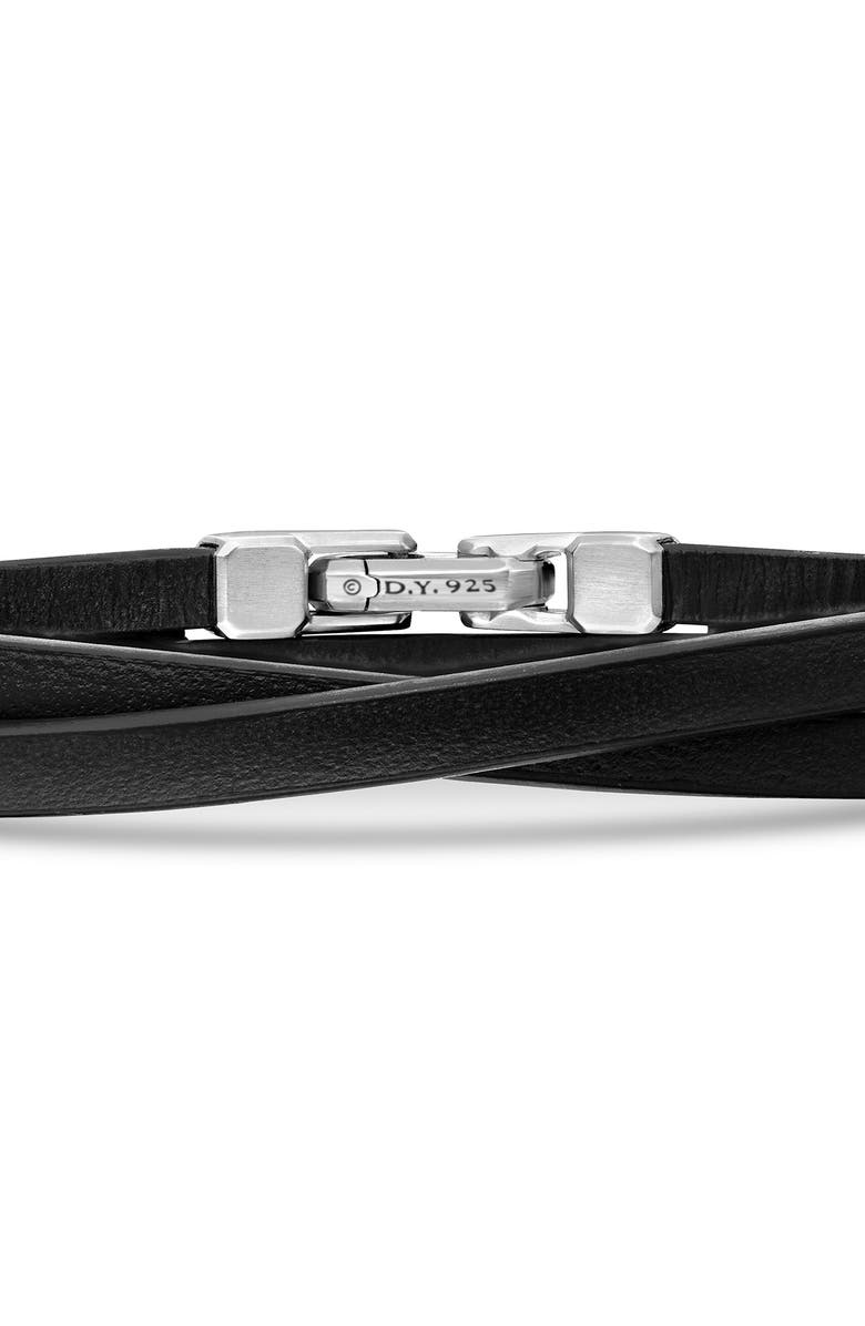 David Yurman Streamline Double Wrap Leather Bracelet, Alternate, color, 