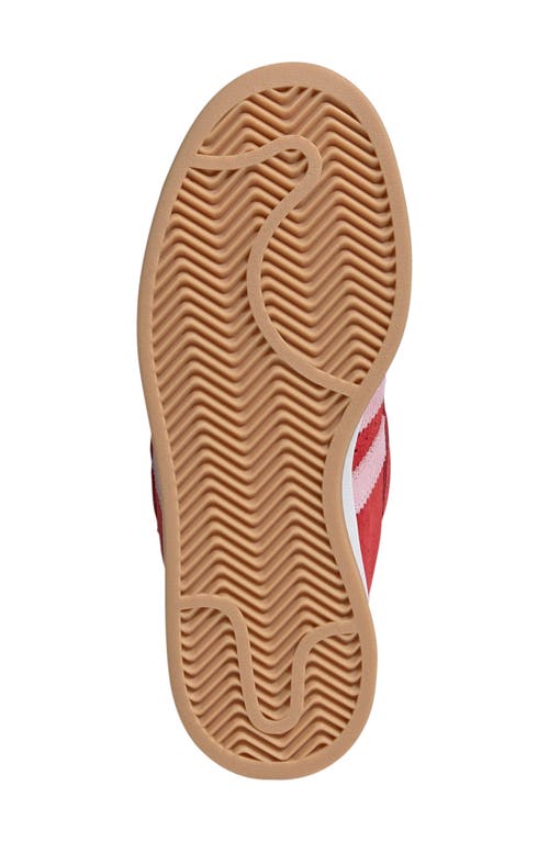 Adidas Originals Campus 00s Suede 3-stripes Sneakers In Red