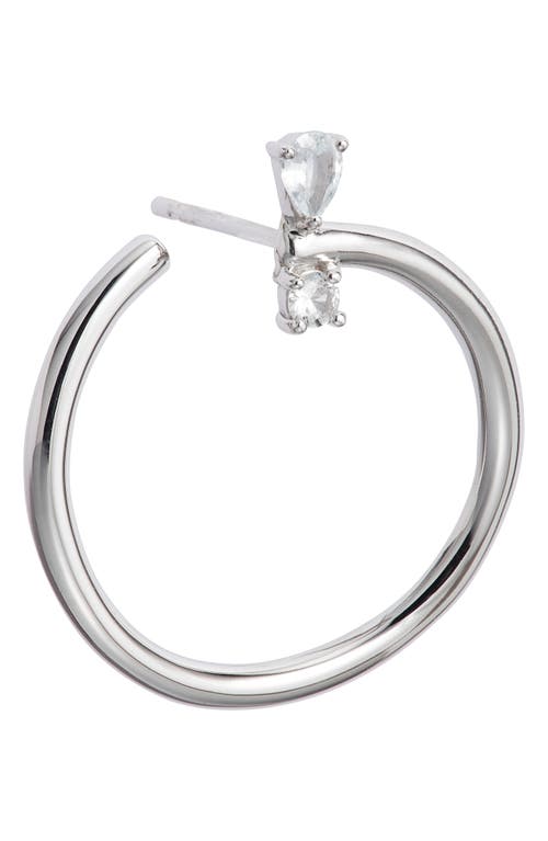 Monica Rich Kosann Large Galaxy Wrap Hoop Earrings In Metallic