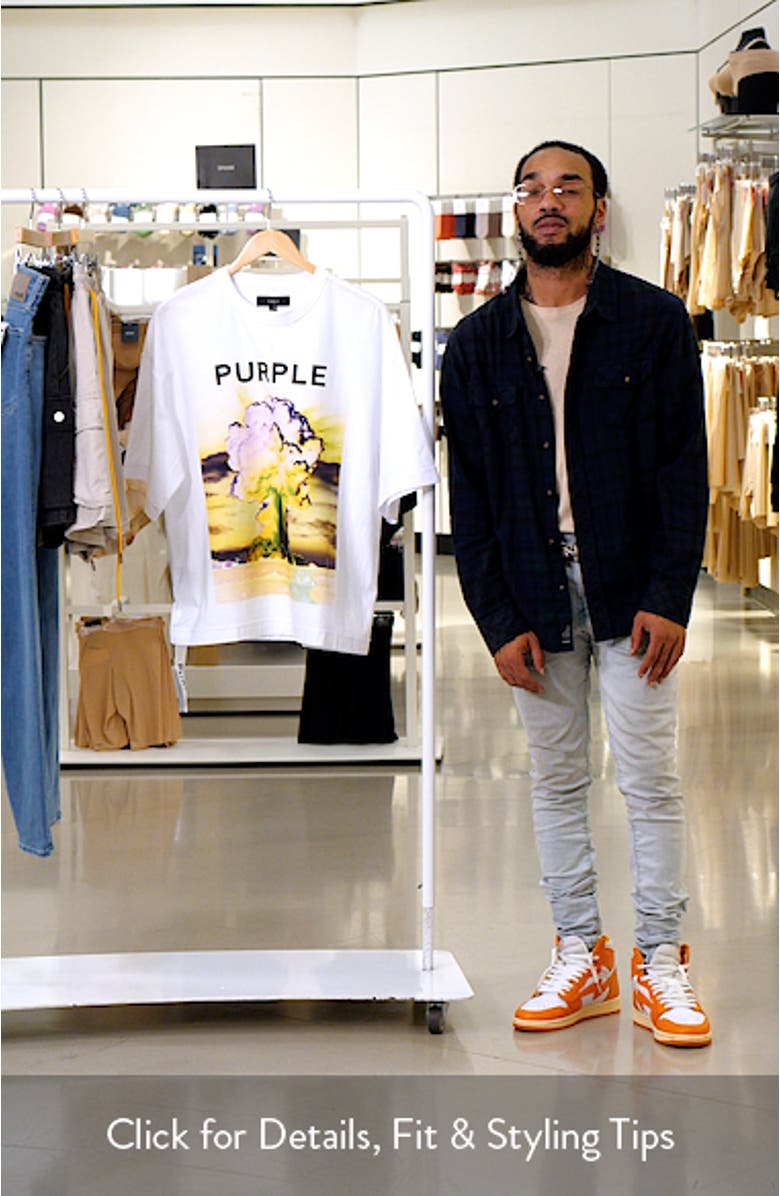 Textured Cotton Jersey Graphic T-Shirt, sales video thumbnail