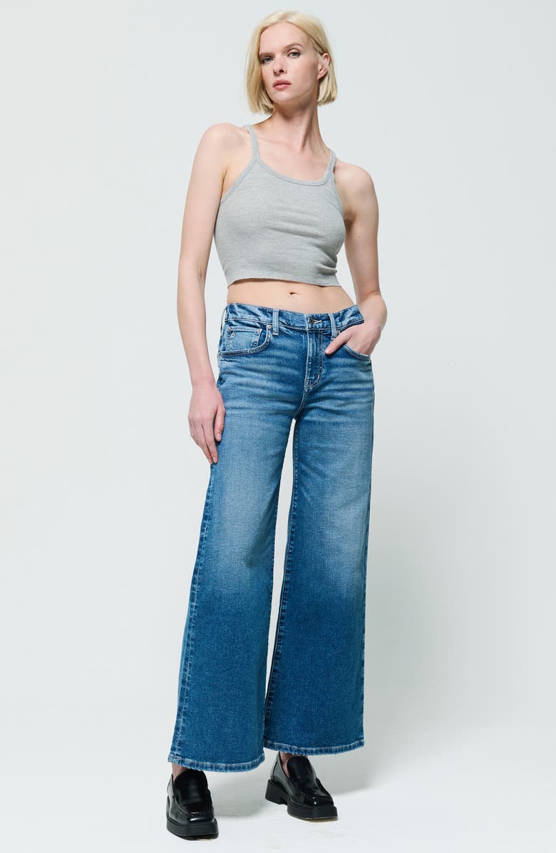 ÉTICA Romi French Wide Leg Jeans, Alternate, color,