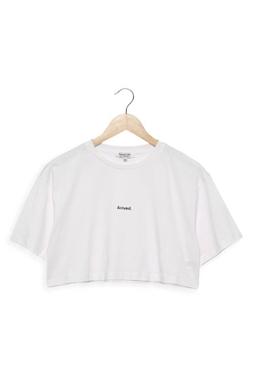 Shop Gottex Beach Life Beach Life By Gottex Arrived Printed Swim Cover Up Tshirt Crop In White