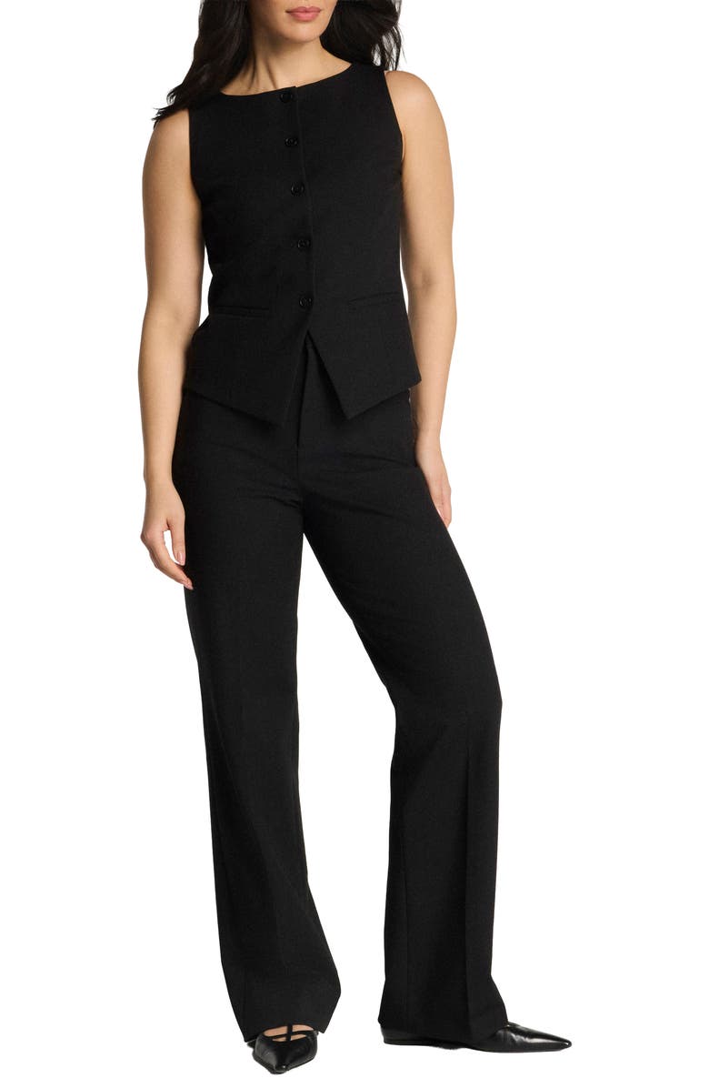SPANX<sup>®</sup> Button-Up Vest, Alternate, color, Classic Black