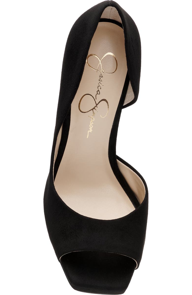 Jessica Simpson Chirla Half d'Orsay Peep Toe Pump, Alternate, color,