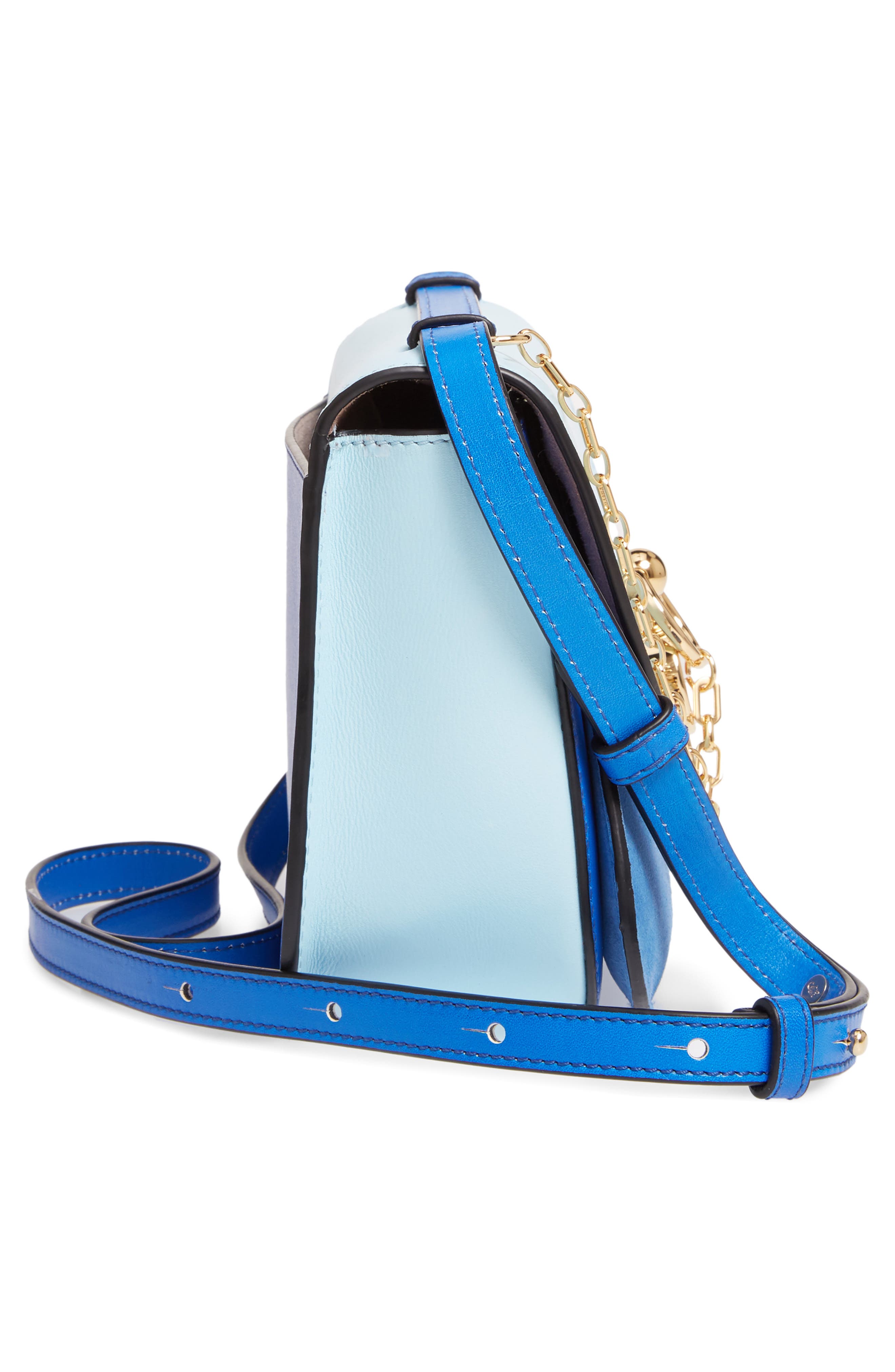 JW Anderson Keyts Colorblock Leather Crossbody Bag, Alternate, color, 