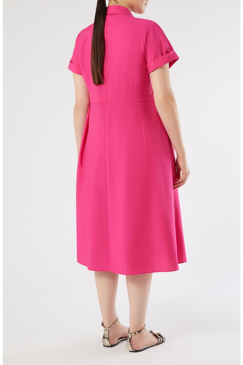 Gabbia Wrap Midi Dress, Alternate, color, FUCHSIA