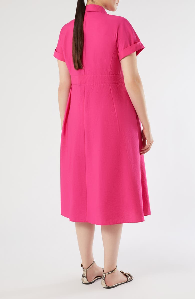 Marina Rinaldi Gabbia Wrap Midi Dress, Alternate, color, Fuchsia