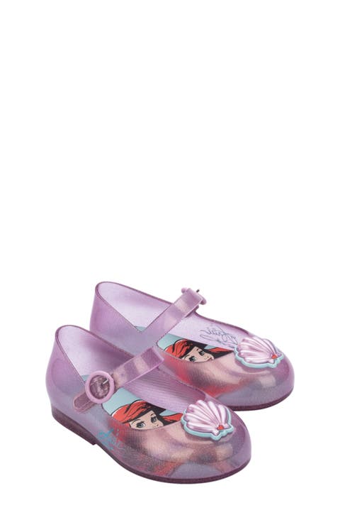 Mini Sweet Love Disney Princess Mary Jane Flat (Walker & Toddler)